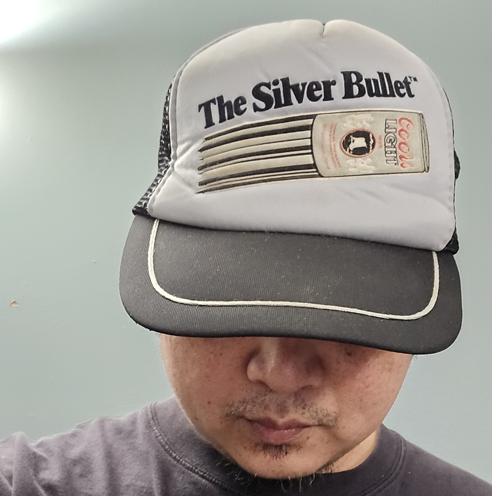 Vintage Coors Silver Bullet Hat